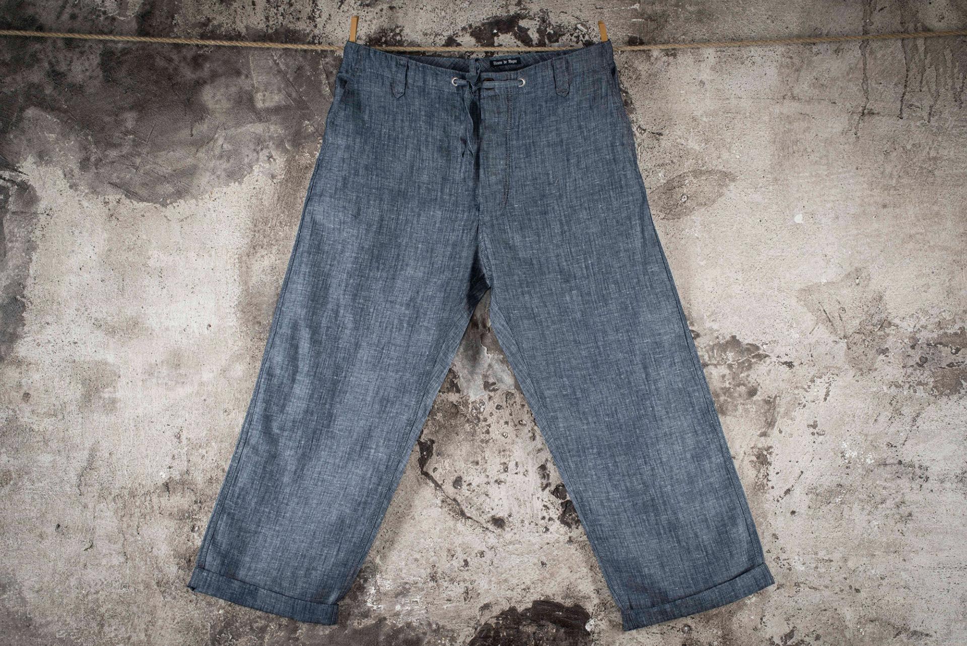 „LE NERVI“ Chambray – Französische Workwear Hose