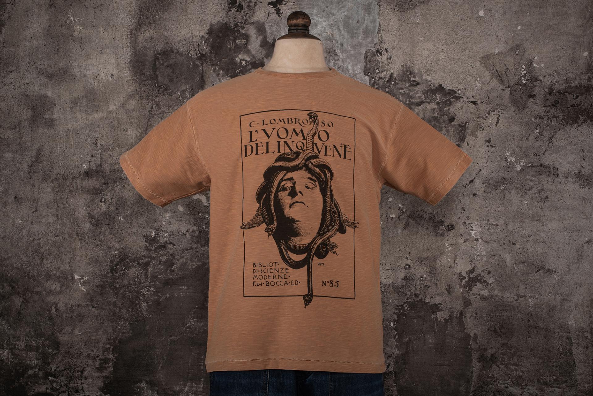 TRICOT L’UOMO DELINQUENTE “CESARE LOMBROSO” Old Yellow