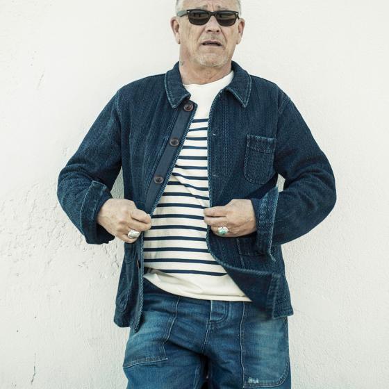 VESTE DE TRAVAIL "Le Bourgeron" – Sashiko Indigo