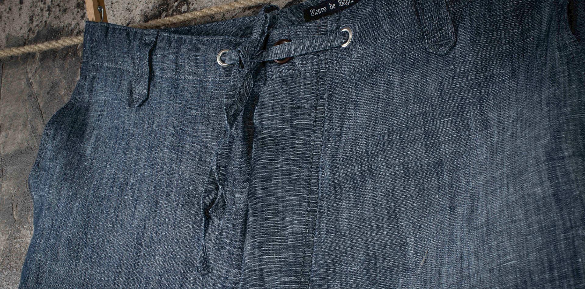 „LE NERVI“ Chambray – Französische Workwear Hose