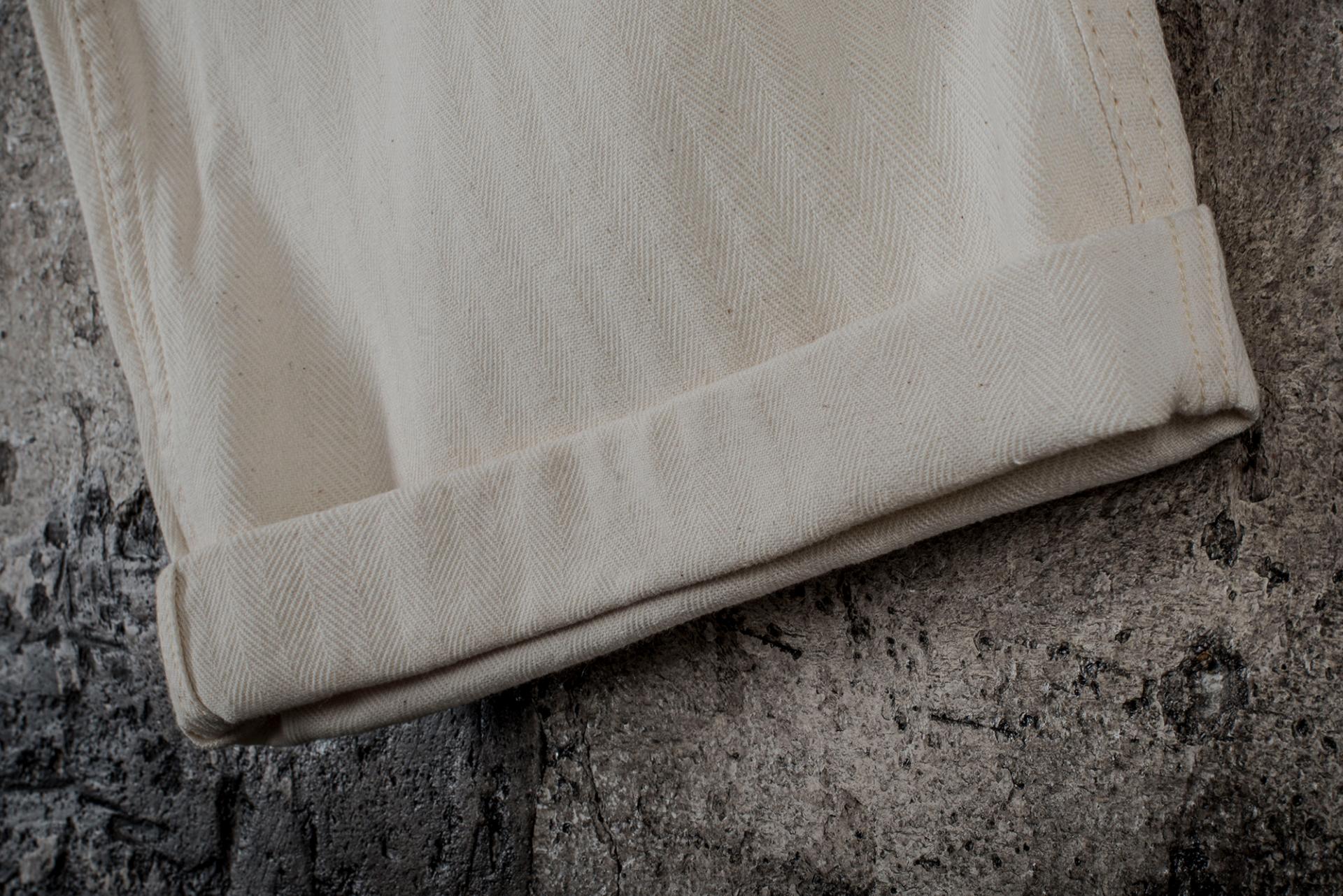 "LE NERVI" HBT Naturel – French Workwear Trousers