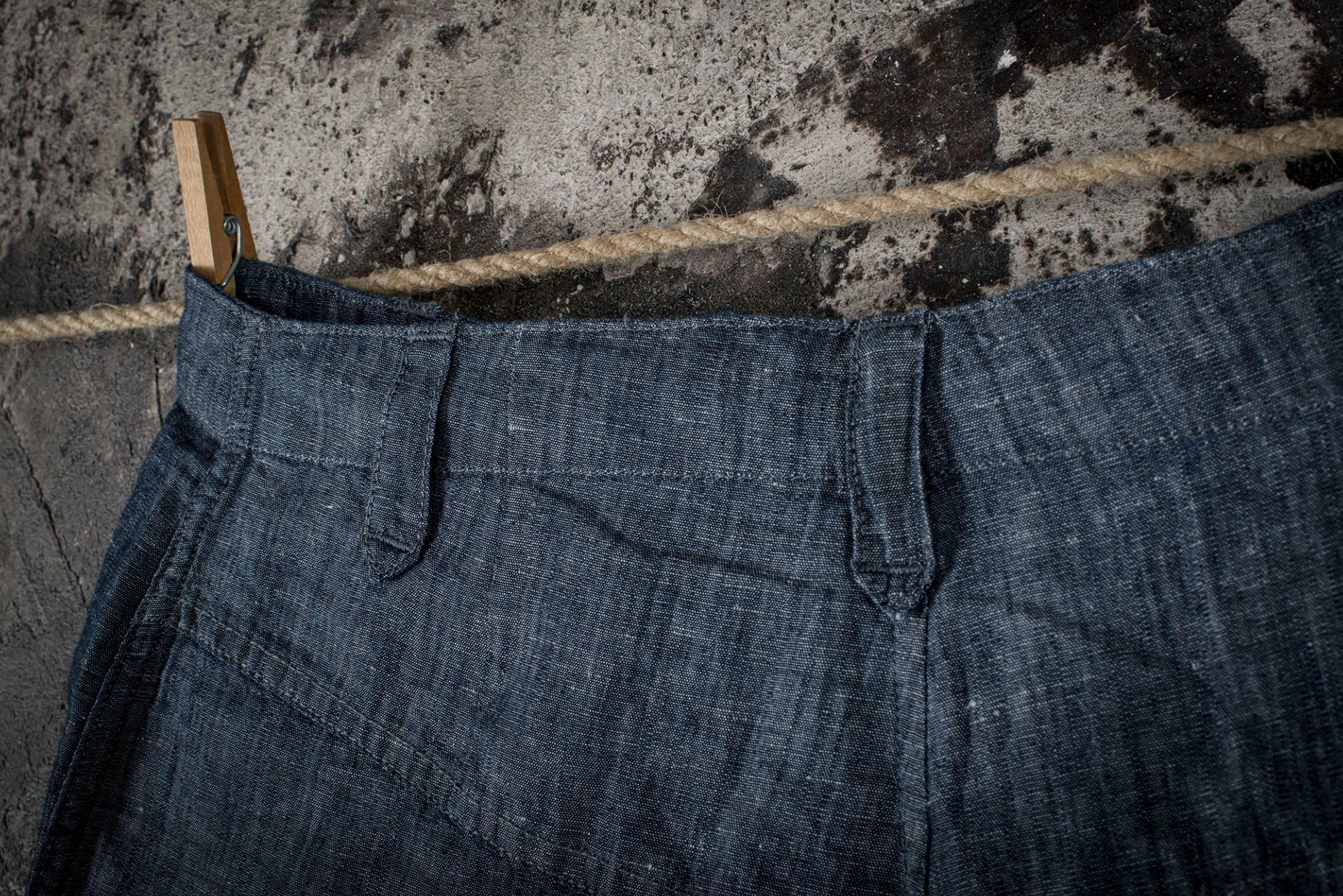 „LE NERVI“ Chambray – Französische Workwear Hose