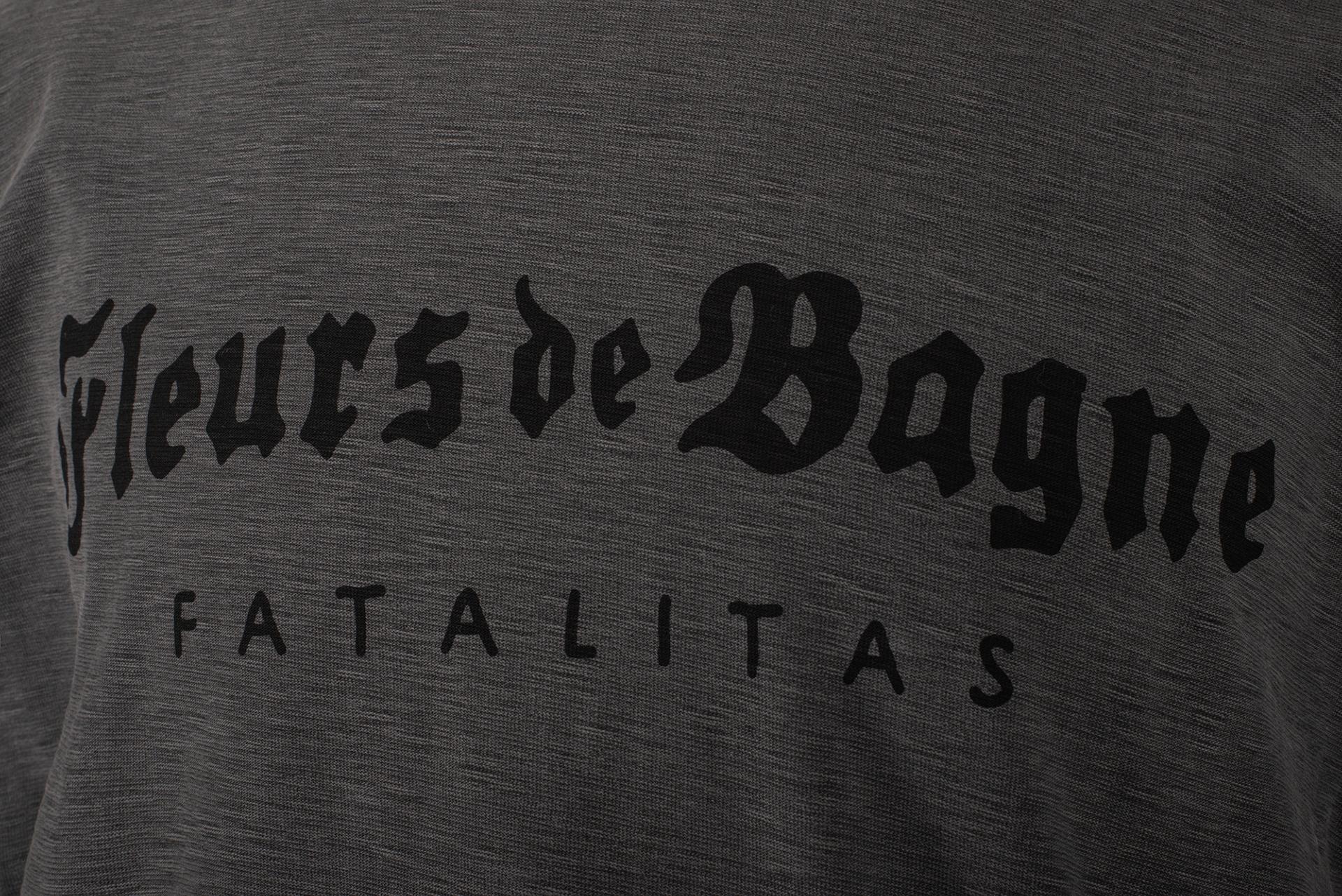 LE TRICOT FLEURS DE BAGNE "Fatalitas" Old Black