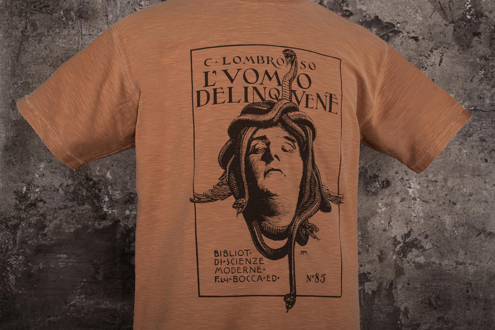 TRICOT L’UOMO DELINQUENTE “CESARE LOMBROSO” Old Yellow