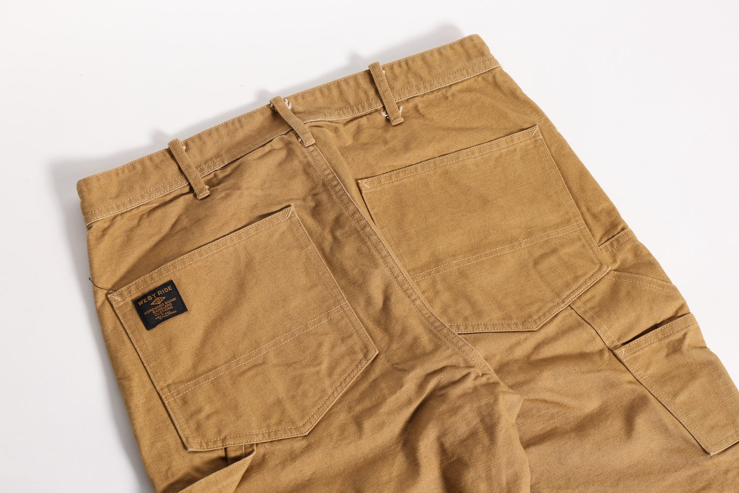 W-KNEE PAINTER PANTS BRN