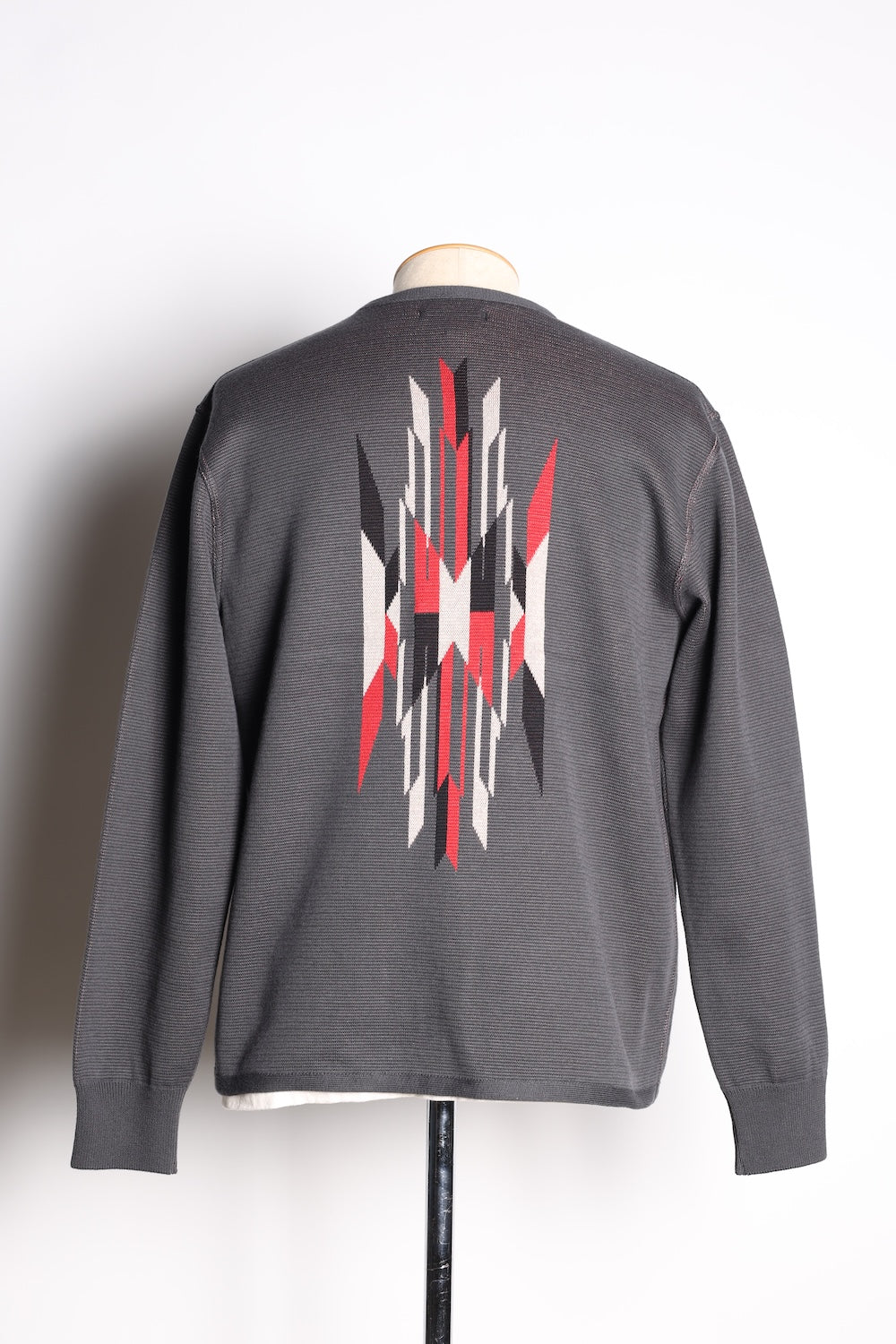 NGT NATIVE CARDIGAN CHARCOAL