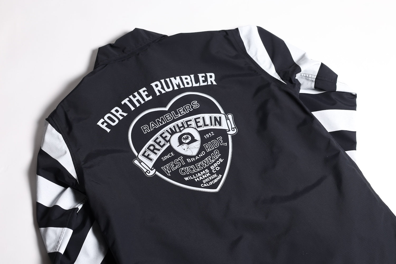 SUPPLEX CYCLE WINDBREAKER BORDER SLEEVE BLACK