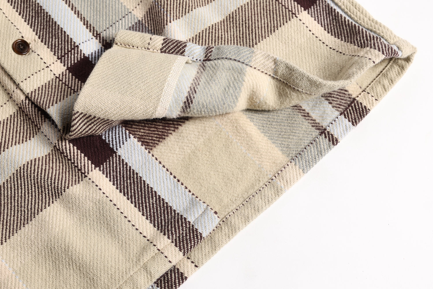 OPEN WIND SHIRTS H.BRN/CHK