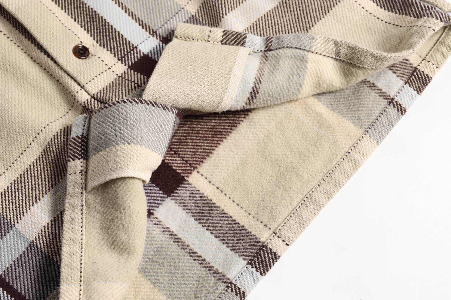 OPEN WIND SHIRTS H.BRN/CHK