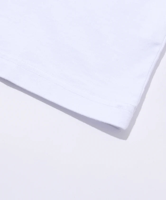 SKULL IN FLAMES L/S TEE - White