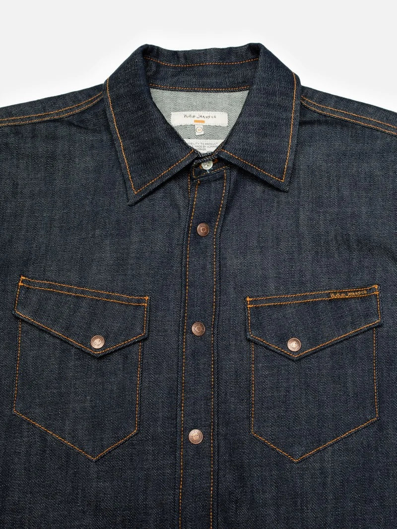 GUNNAR DENIM SHIRT DRY STREAKY