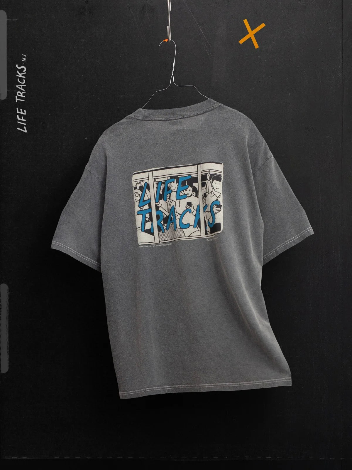 KOFFE T-SHIRT LIFETRACKS III Anthracite