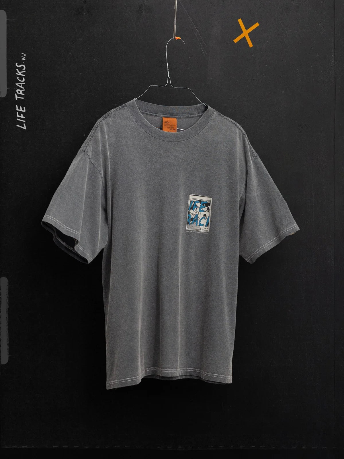 KOFFE T-SHIRT LIFETRACKS III Anthracite