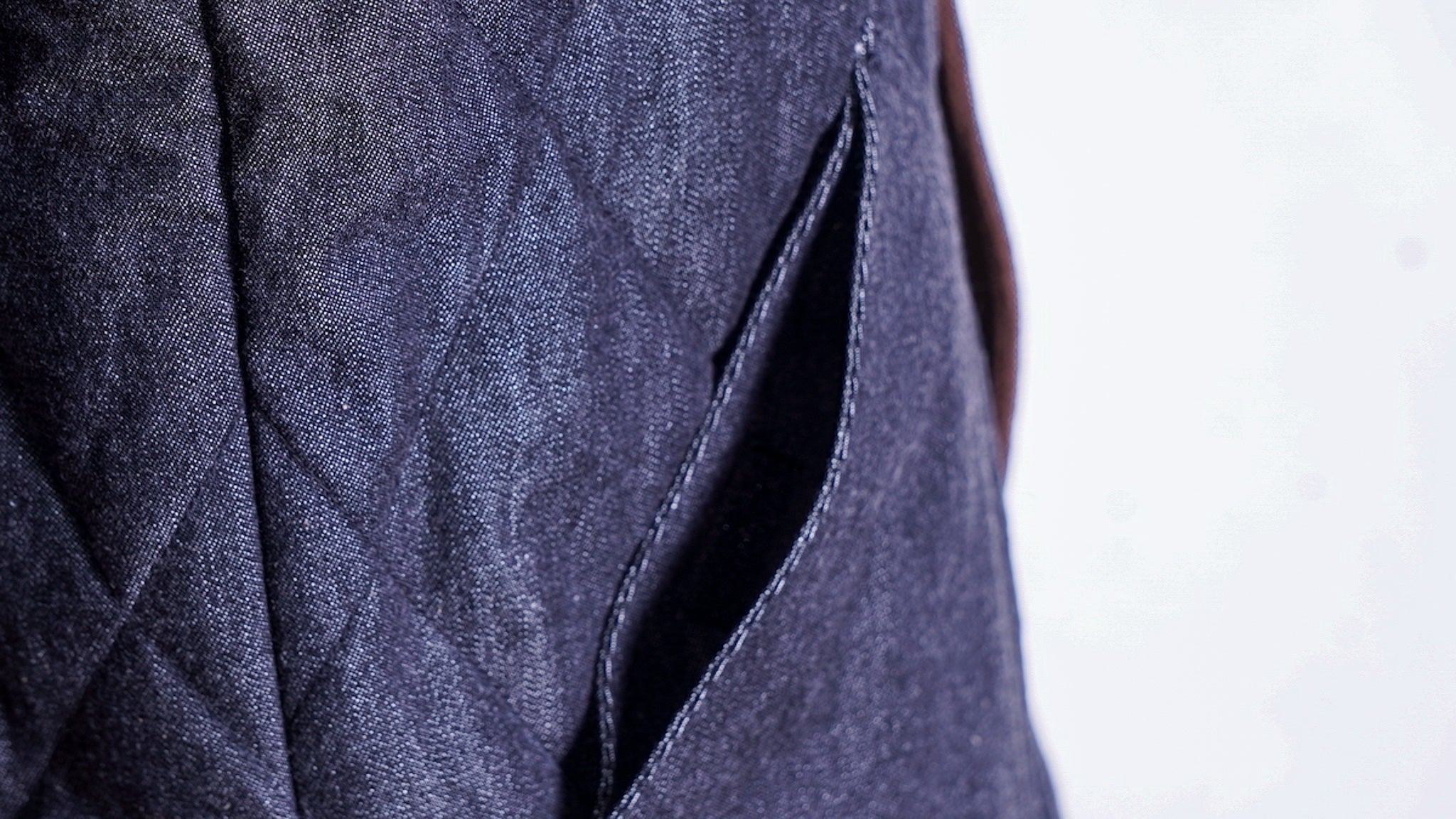 MID VENTILE VEST BLUE DENIM