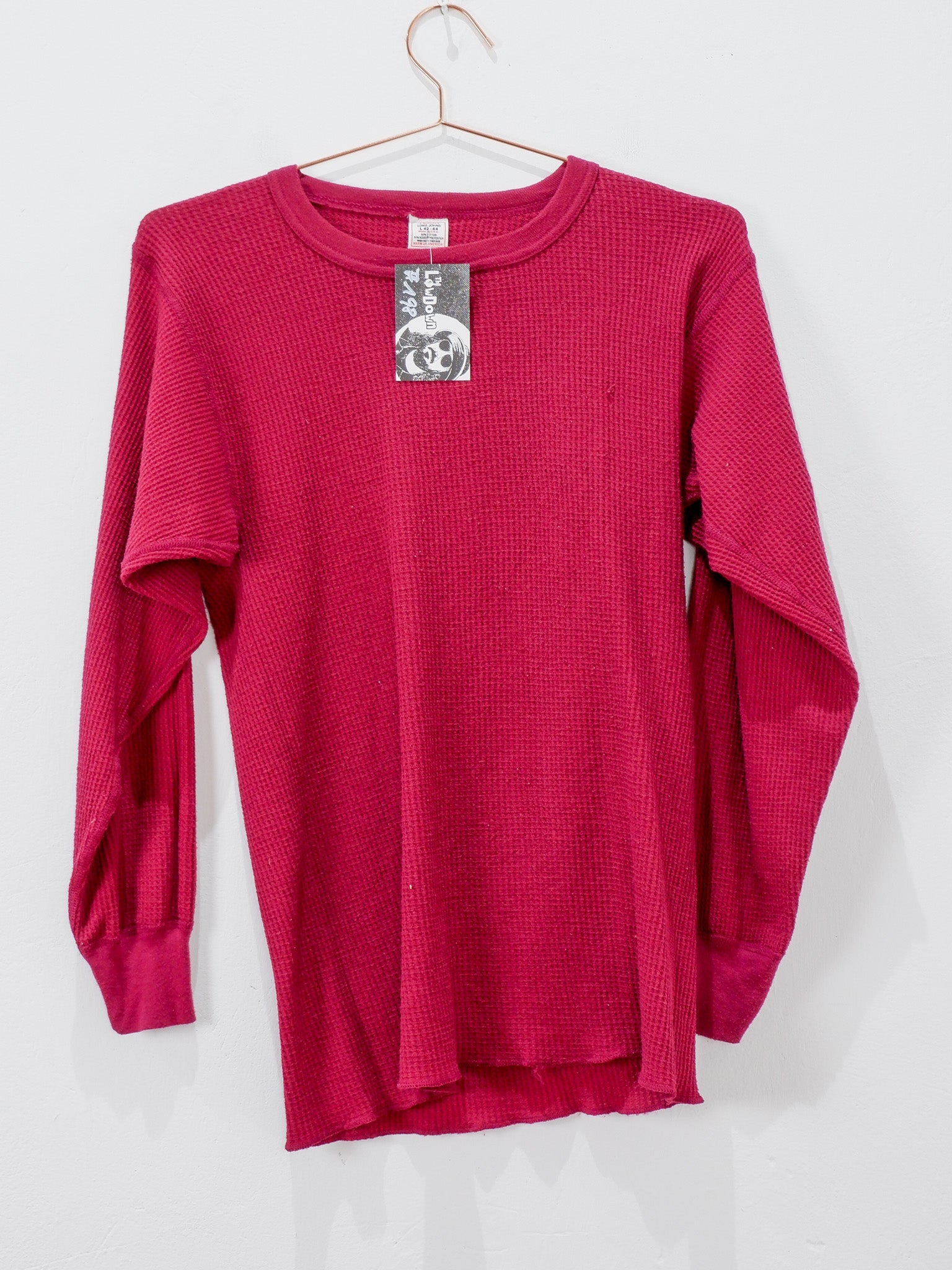 VINTAGE WAFFLE SHIRT #198 Size L