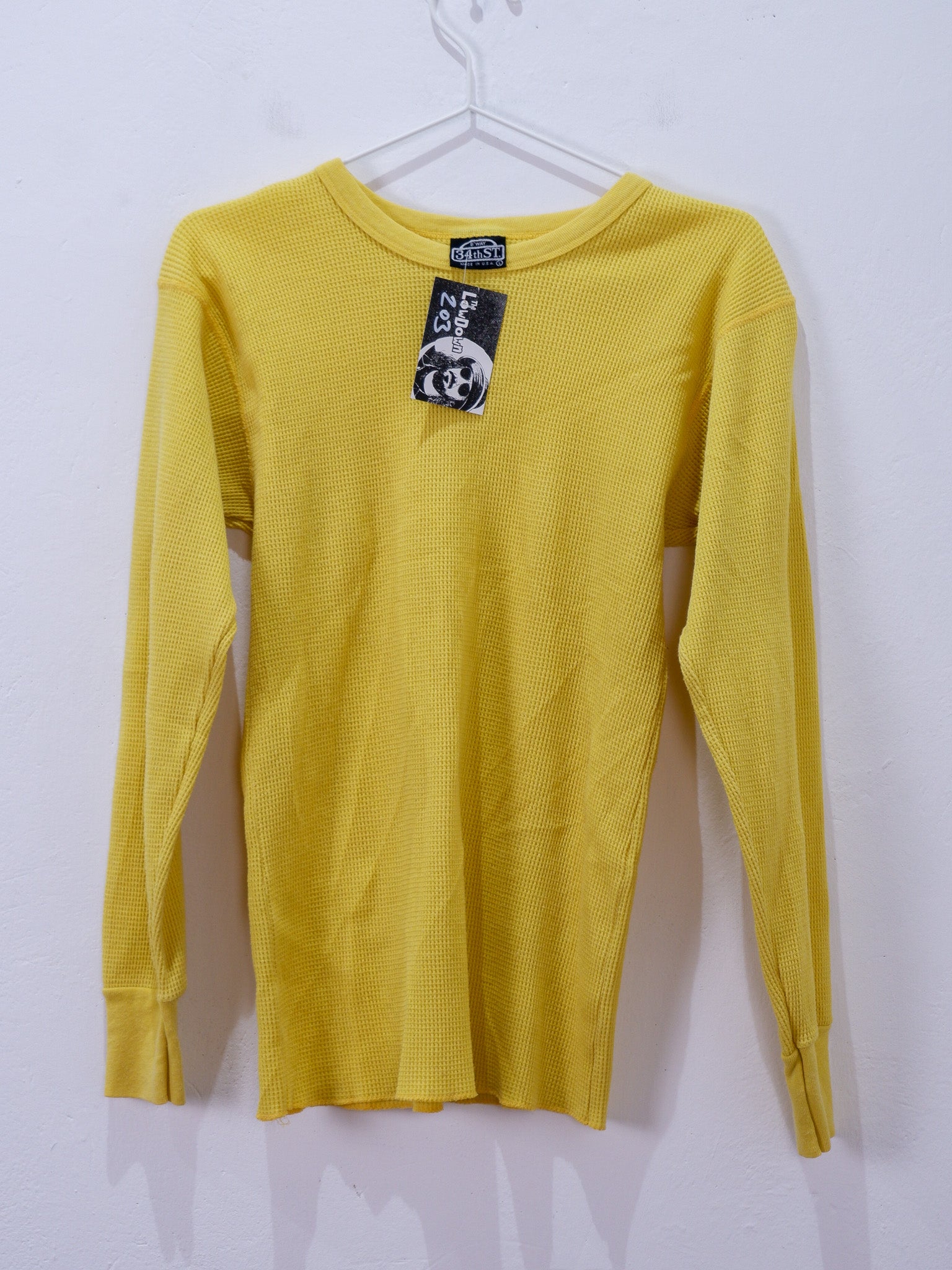 VINTAGE WAFFLE SHIRT #203 Size L