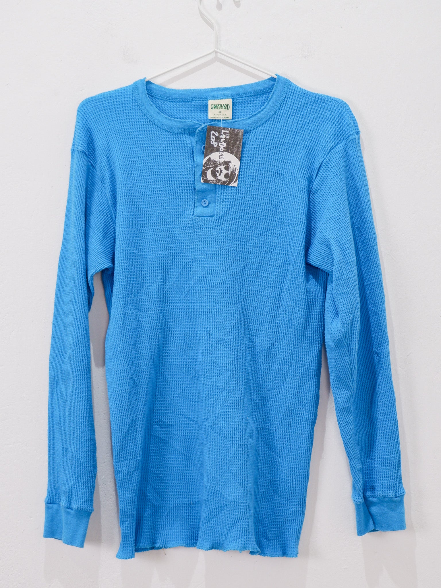 VINTAGE WAFFLE SHIRT #208 Size XL