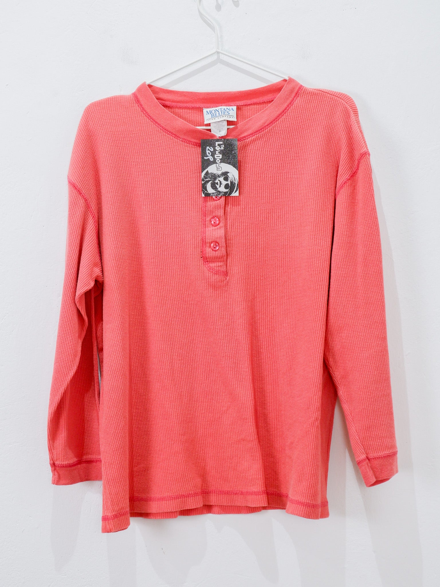 VINTAGE WAFFLE SHIRT #209 Size M