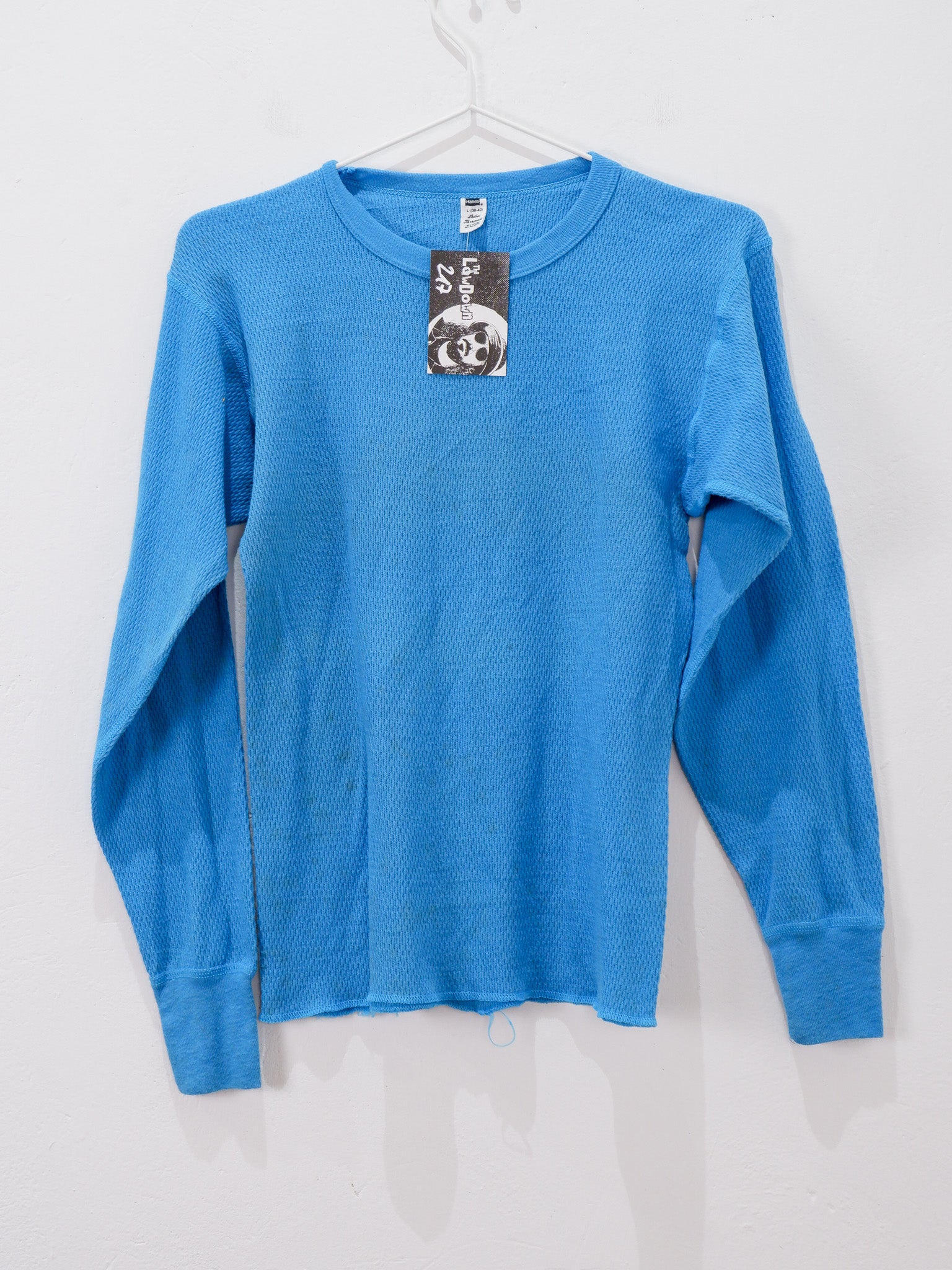 VINTAGE WAFFLE SHIRT #217 Size L