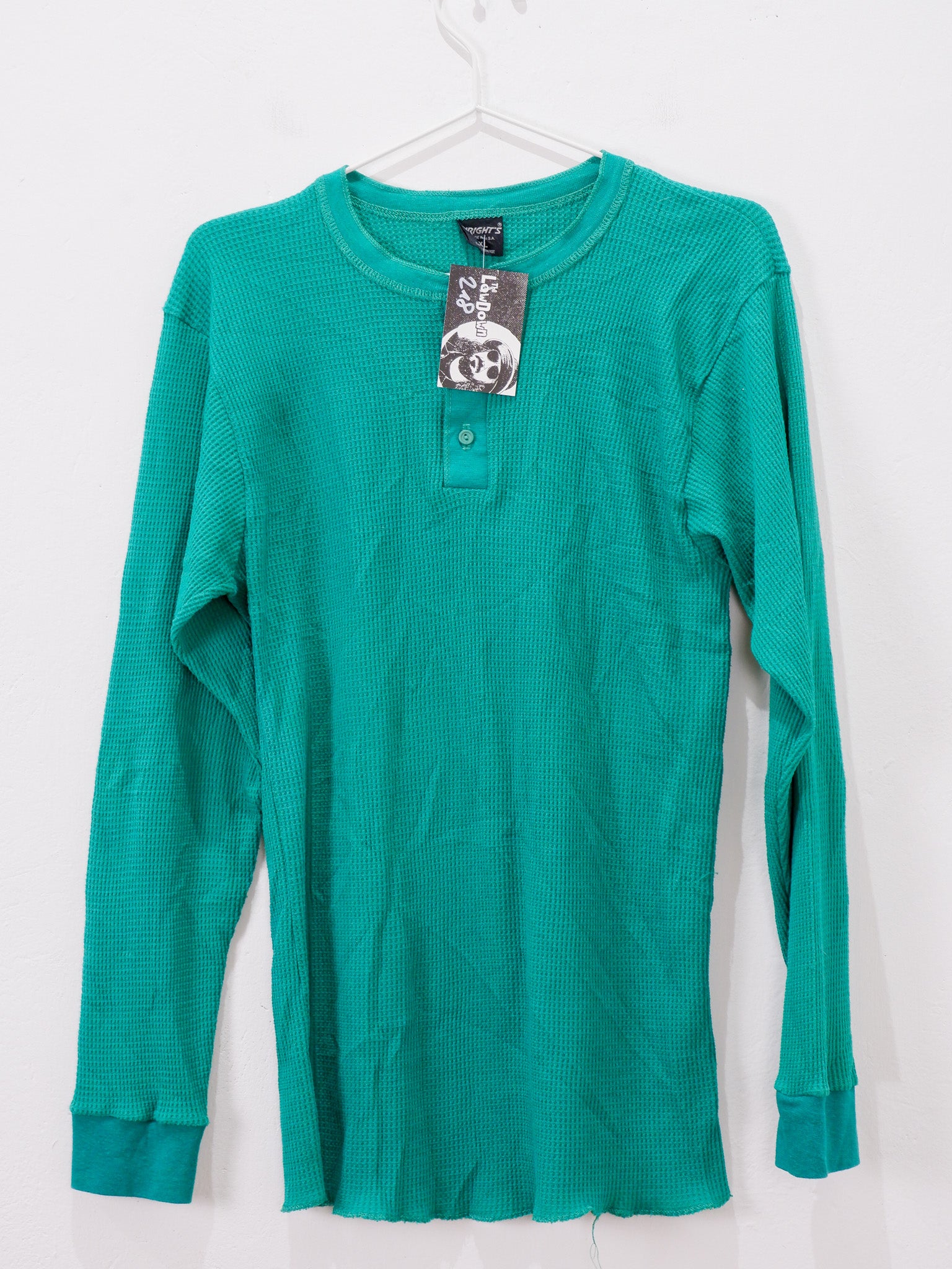 VINTAGE WAFFLE SHIRT #218 Size XL