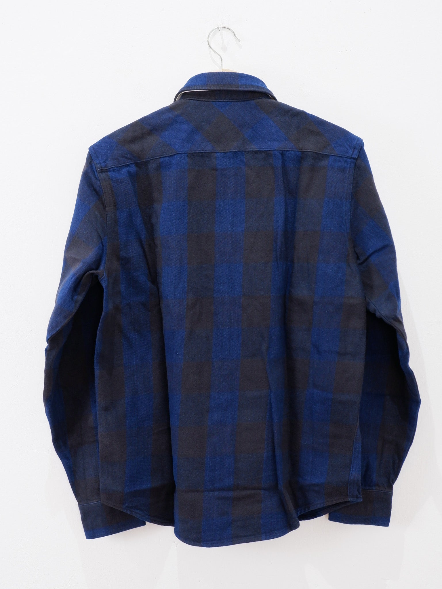 NORRIS Flannel Shirt Black/Indigo
