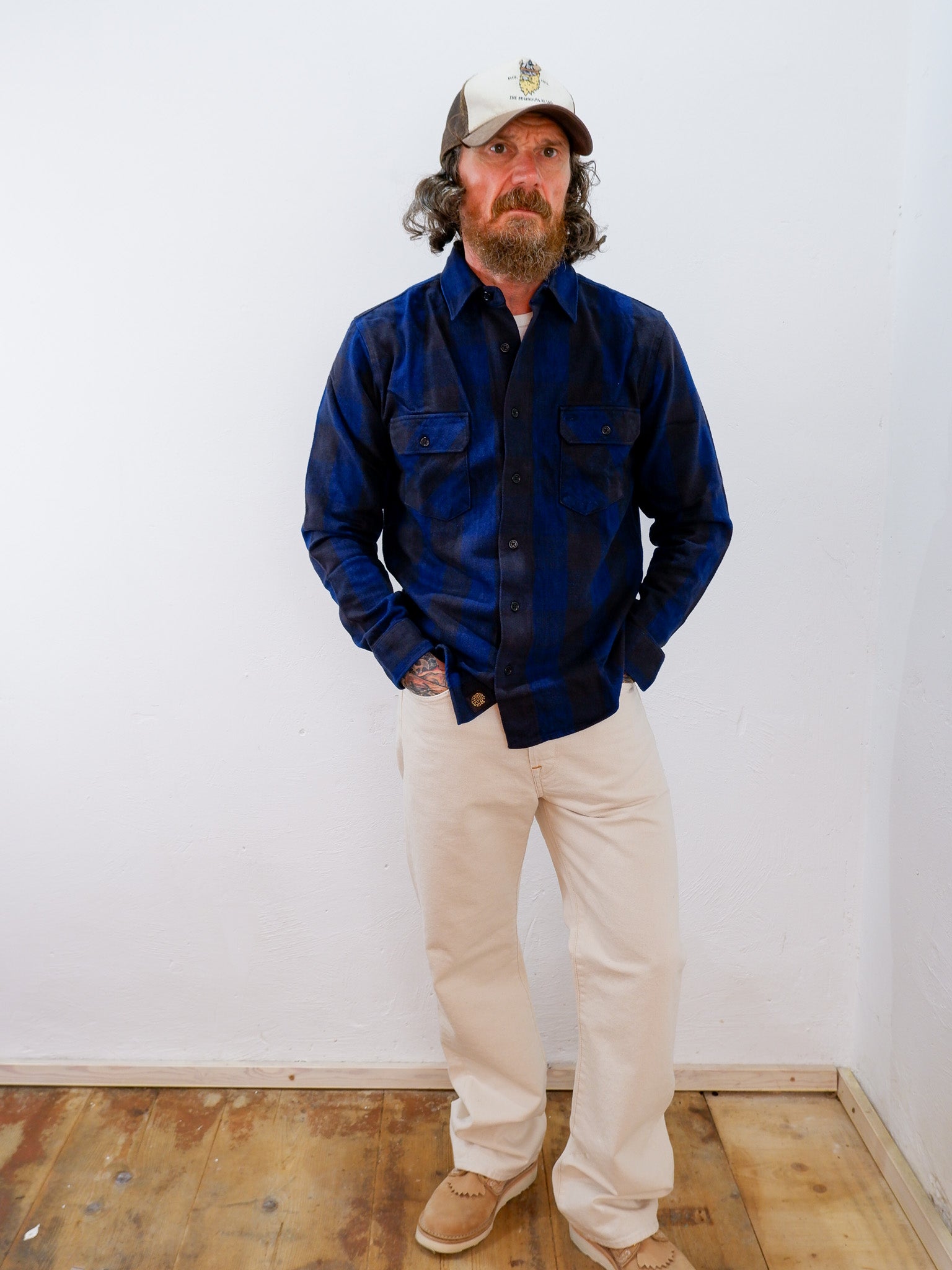 WYATT Bootcut Ecru