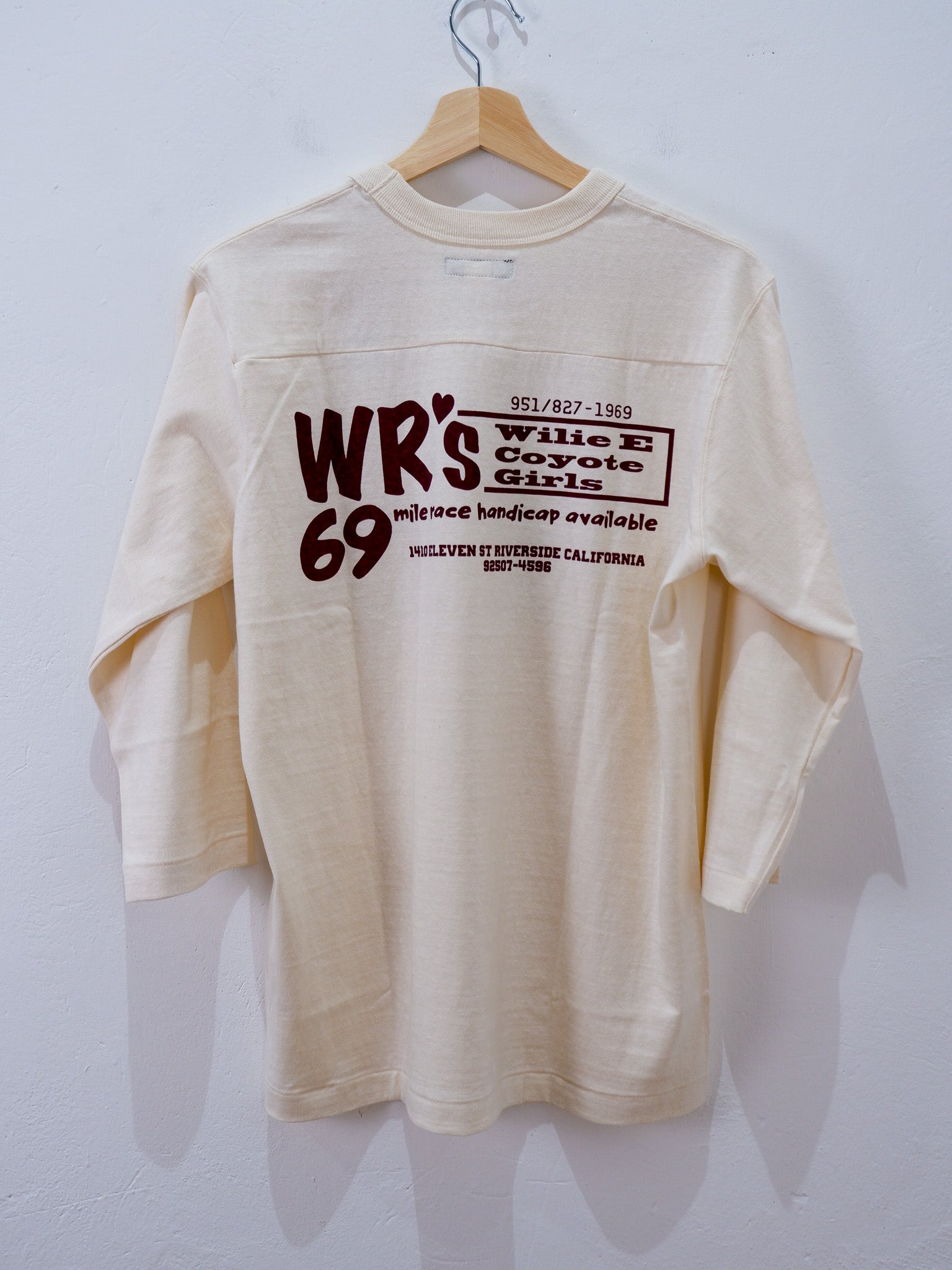 VINTAGE FOOTBALL TEE-1: WR´S 69