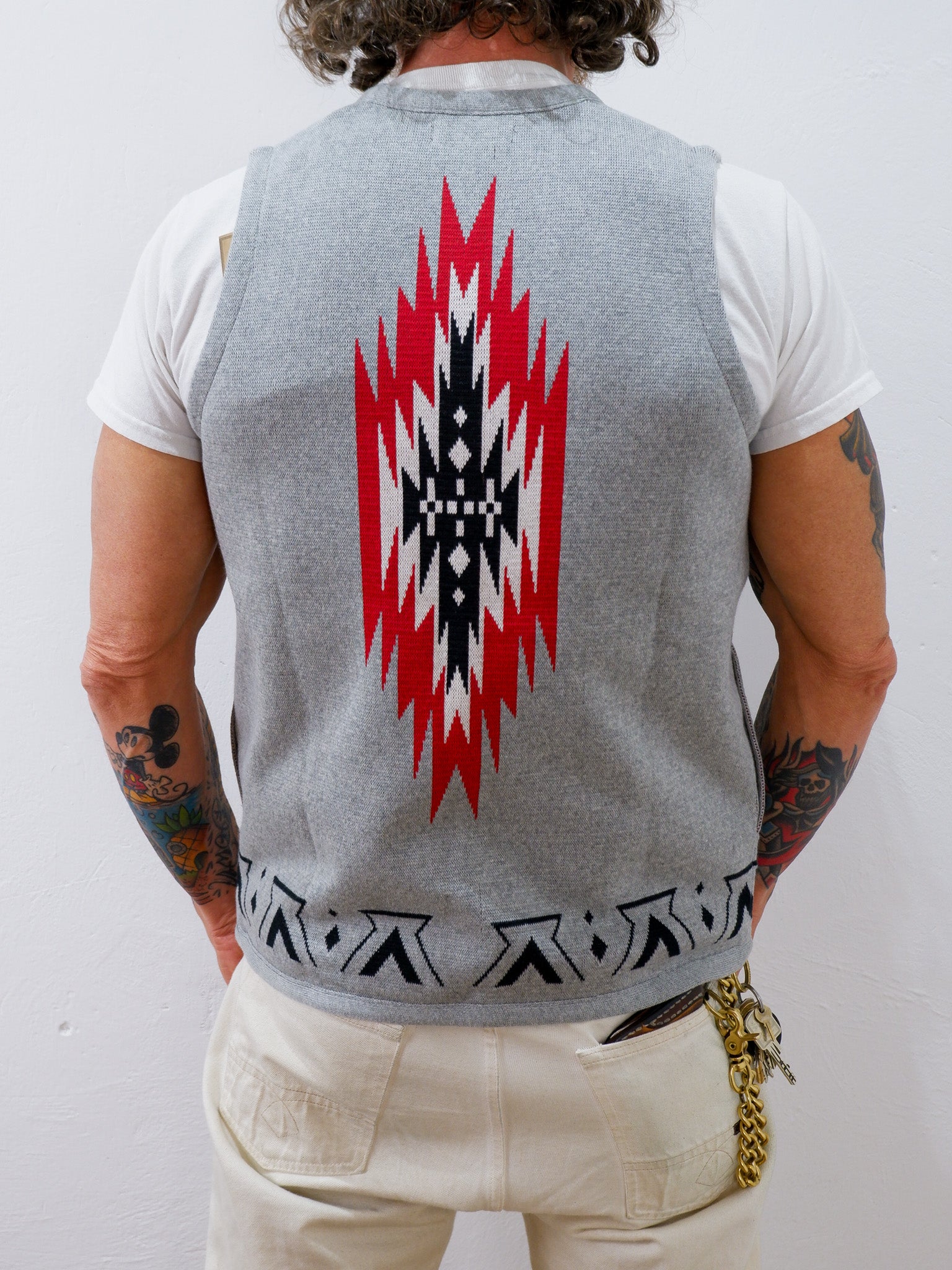 NGT NATIVE VEST GRY
