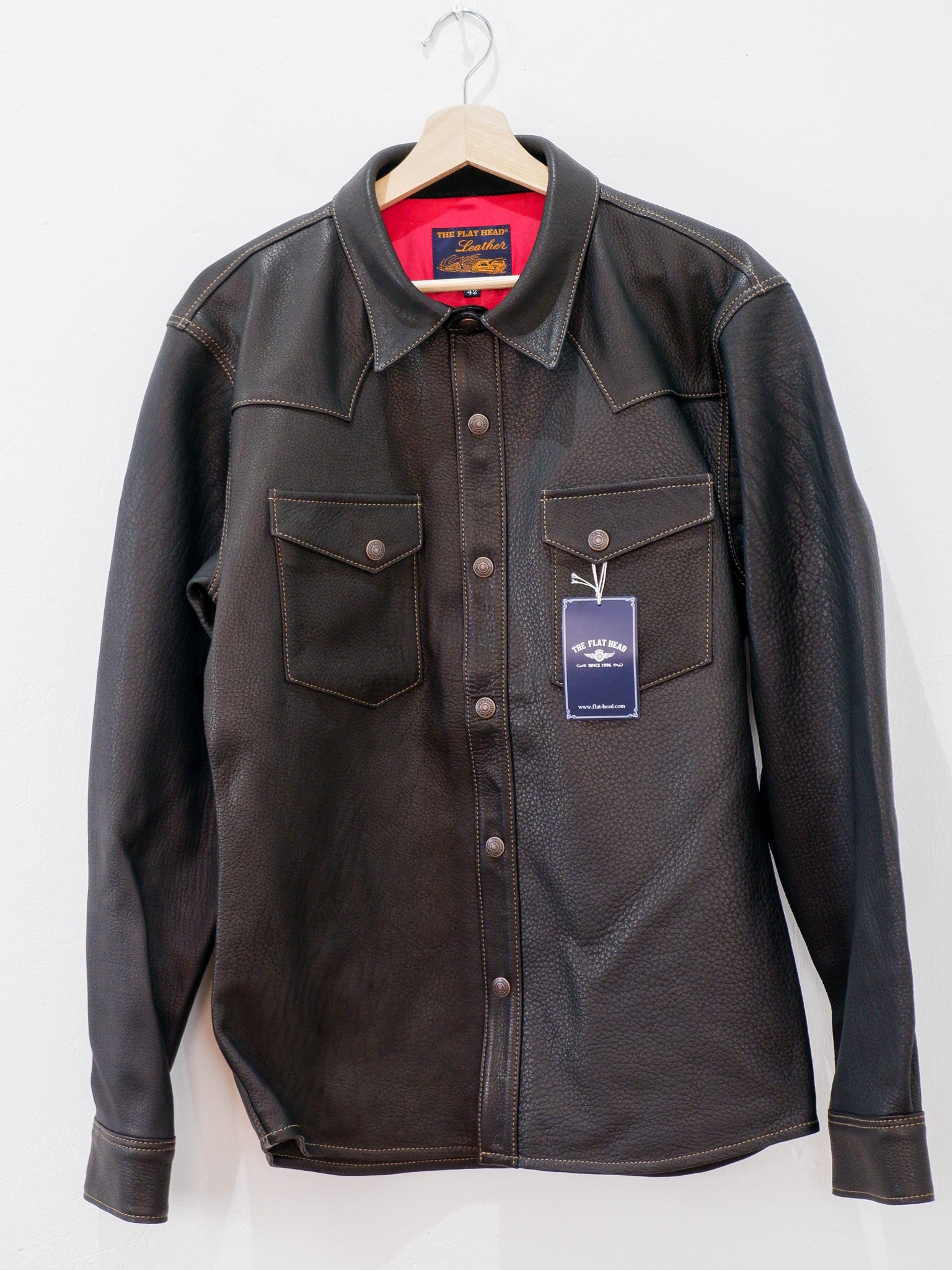 TFH-DEERSKIN WESTERN SHIRT FN‑LS‑DS004