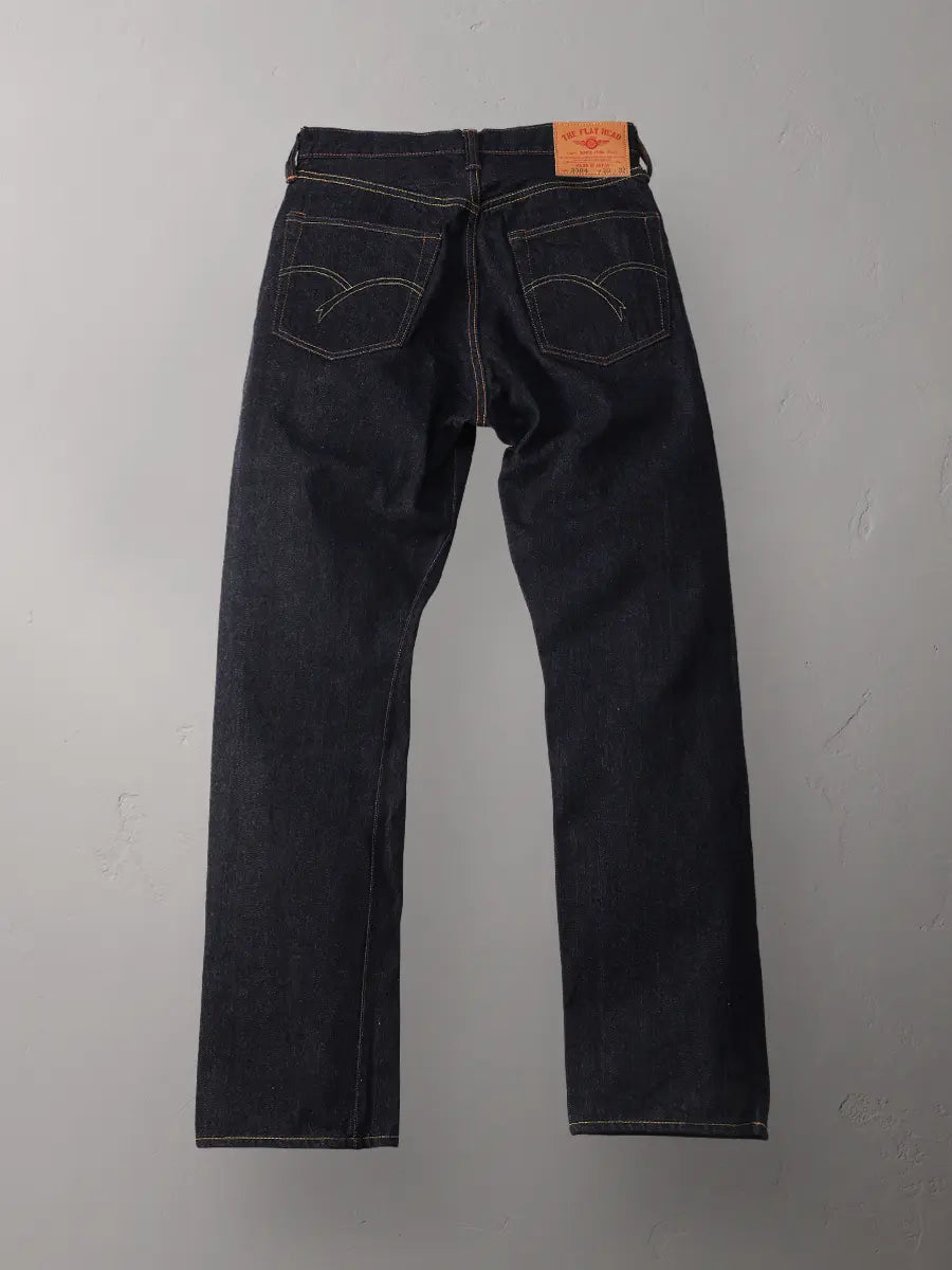 FN-3004 Wide Tapered Jeans/One Wash