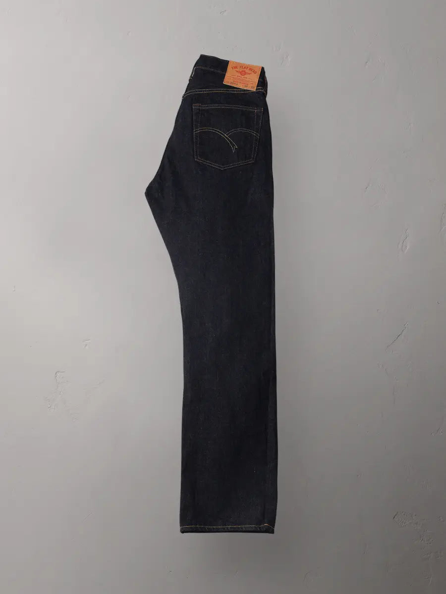 FN-3004 Wide Tapered Jeans/One Wash