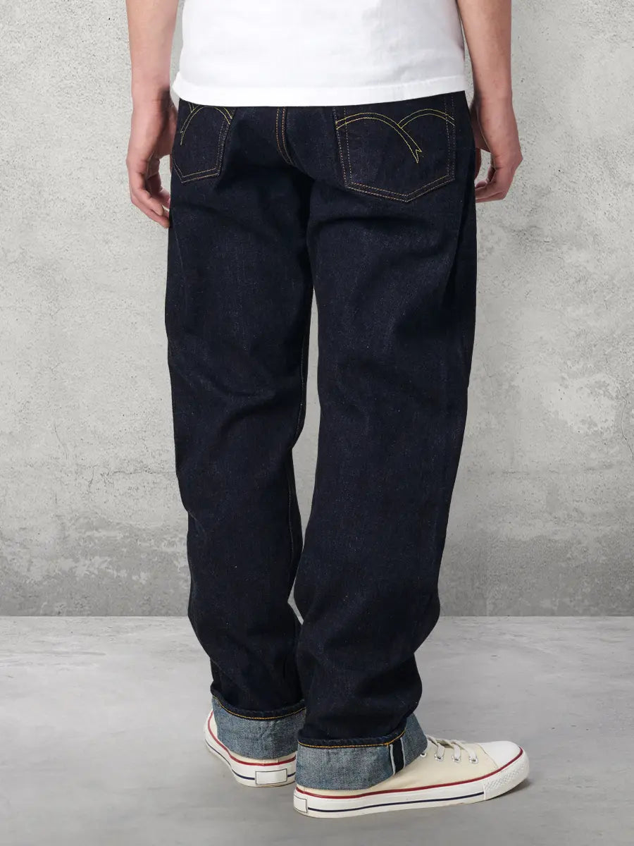 FN-3004 Wide Tapered Jeans/One Wash