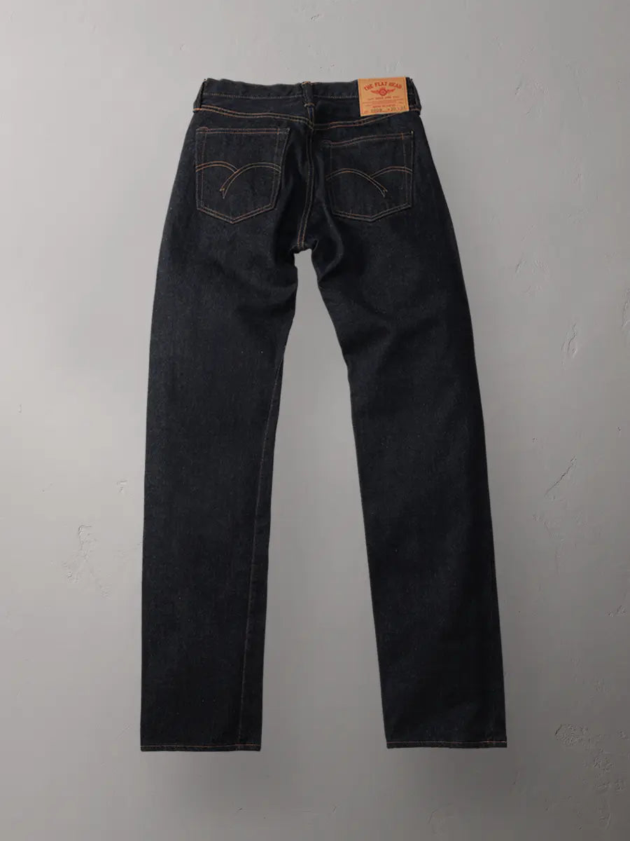 FN-3009 Straight Tapered Jeans/Shrink to Fit