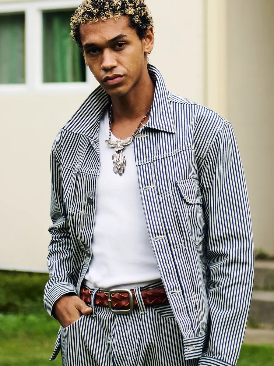 JACKET - 10.2oz HICKORY JACKET #FN-OJ-D801