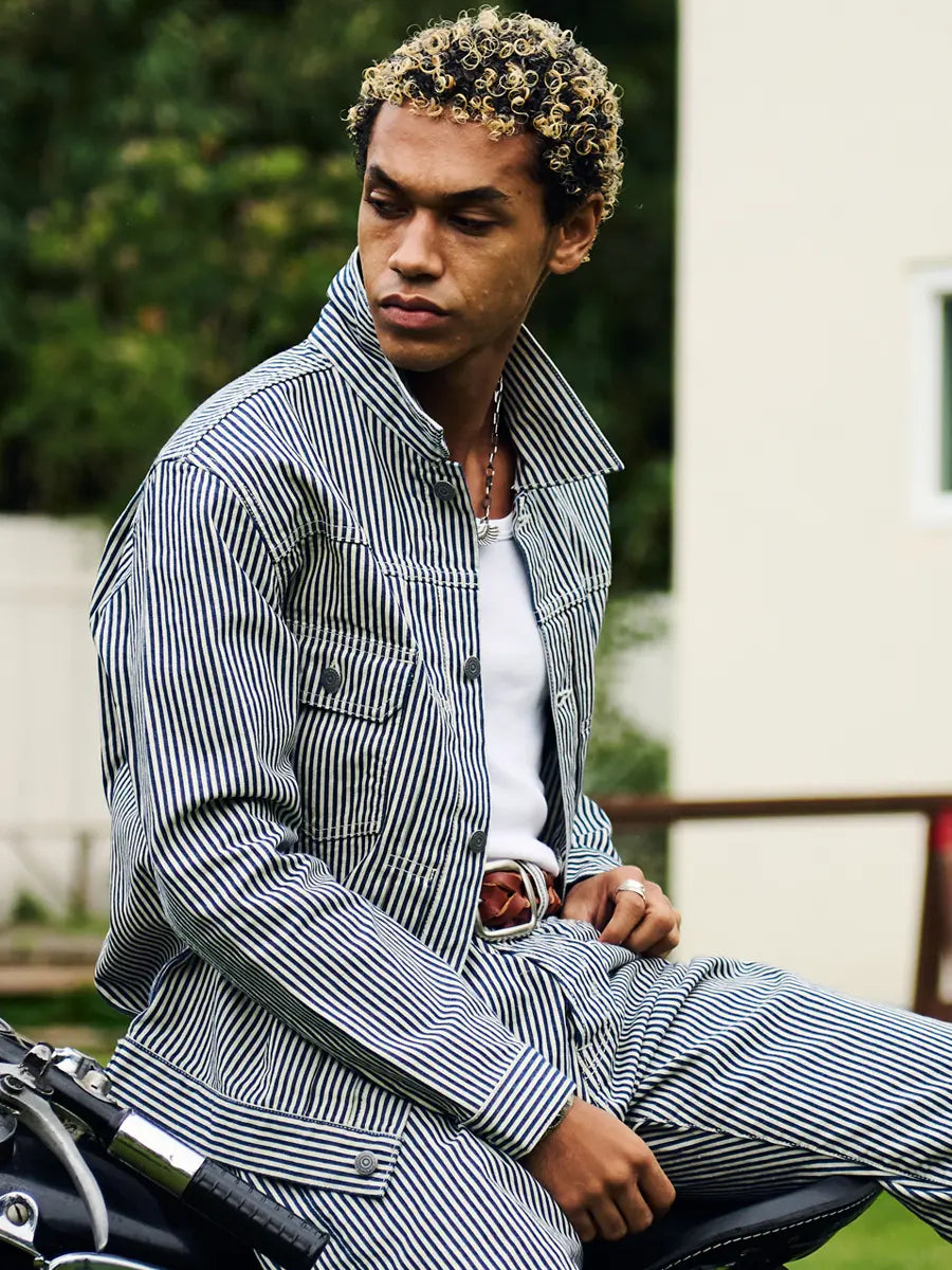 JACKET - 10.2oz HICKORY JACKET #FN-OJ-D801