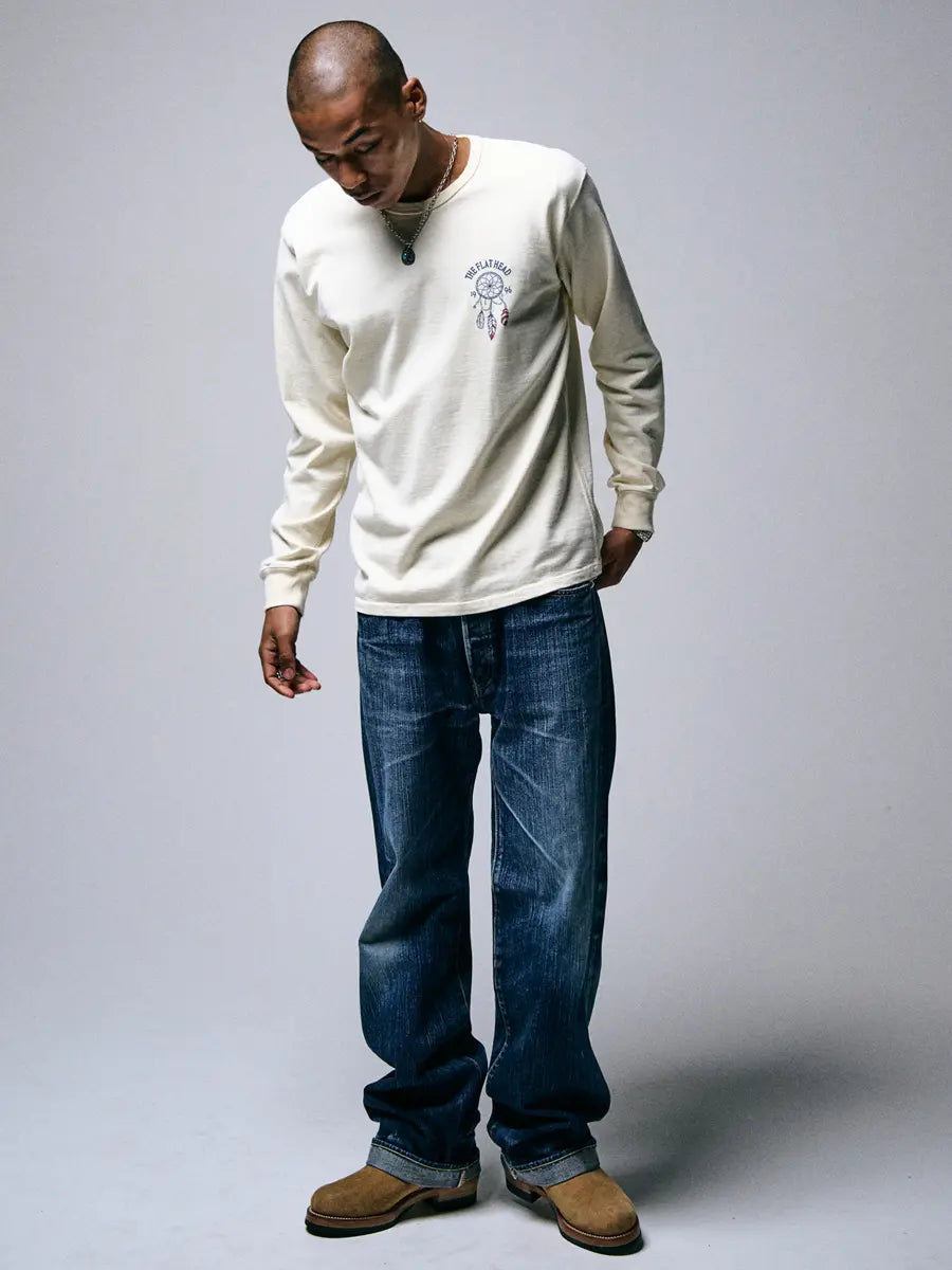 FN-TML-105 – Long Sleeve T-Shirt South Dakota, Ivory