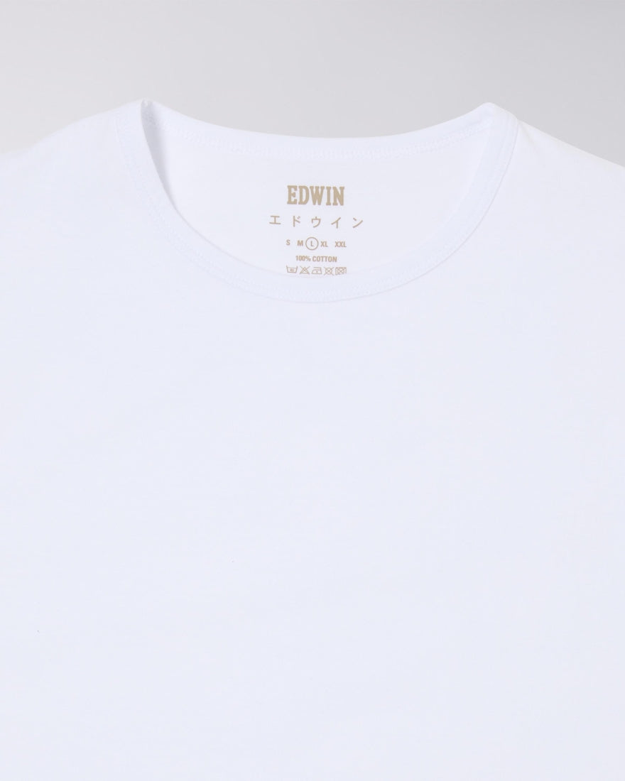 EDWIN DOUBLE PACK T-SHIRT – White