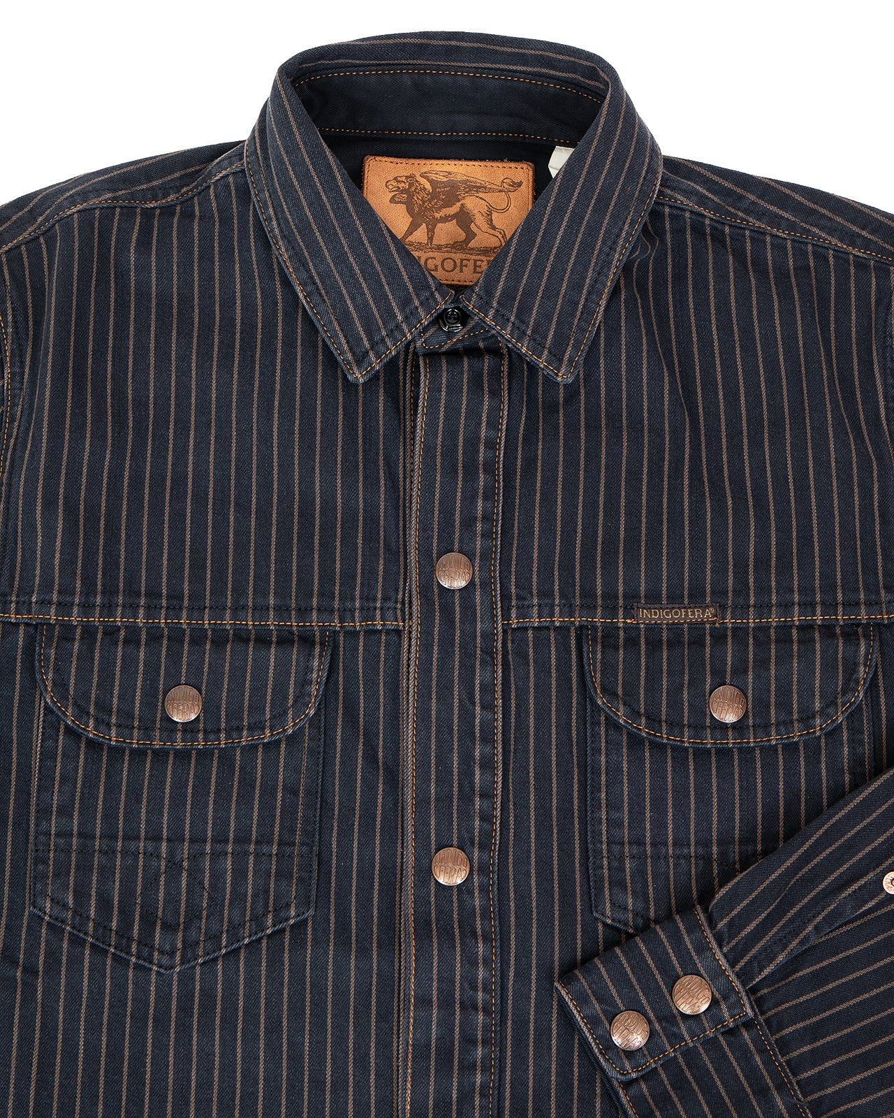 COPELAND SHIRT "Sable Stripe"