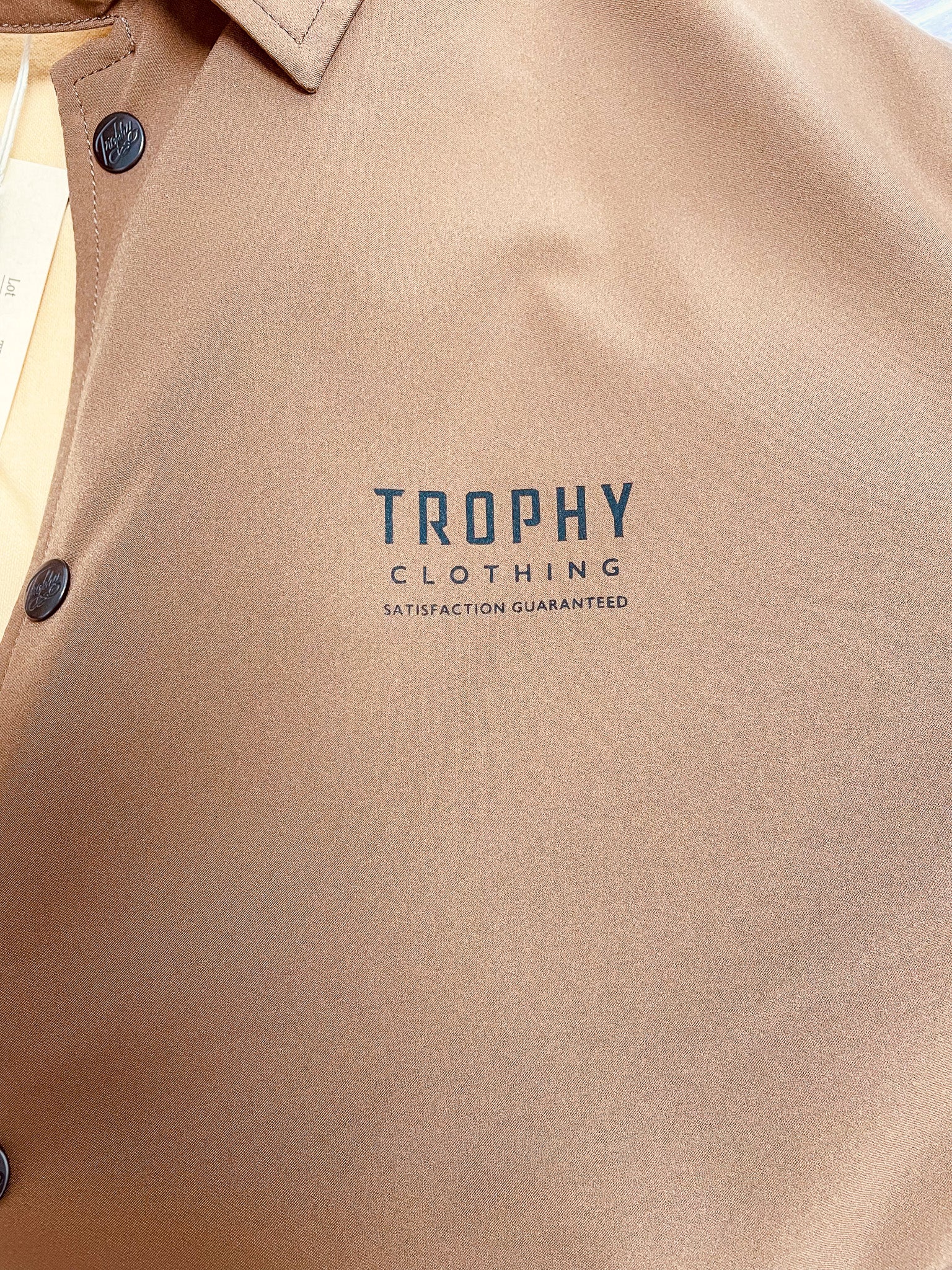 WARM UP JACKET / TR25AW-501 – Brown