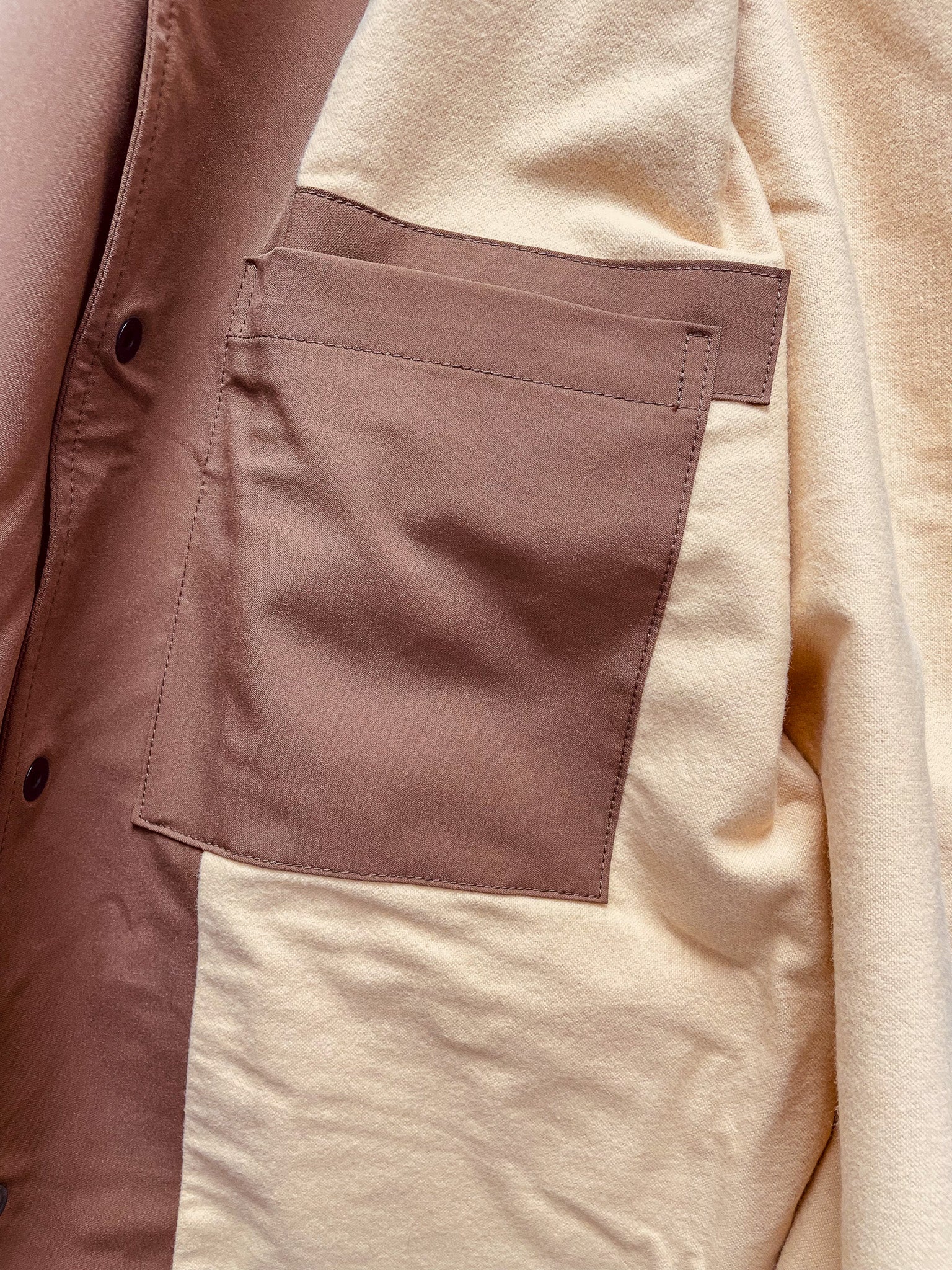 WARM UP JACKET / TR25AW-501 – Brown