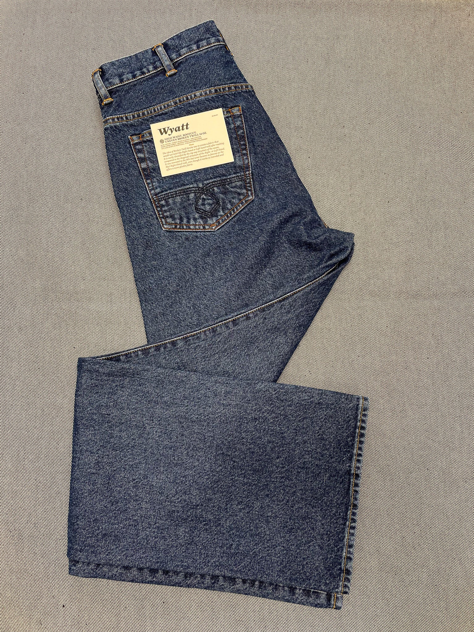 WYATT Uneven Broken Twill (Double Wash)