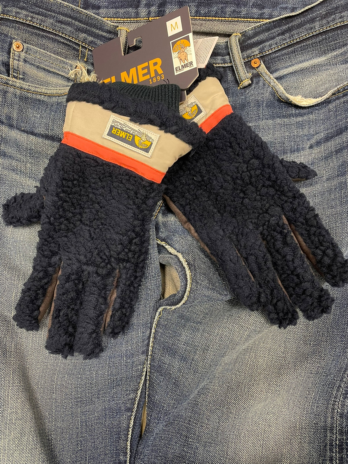 EM 353 TEDDY GLOVE Navy