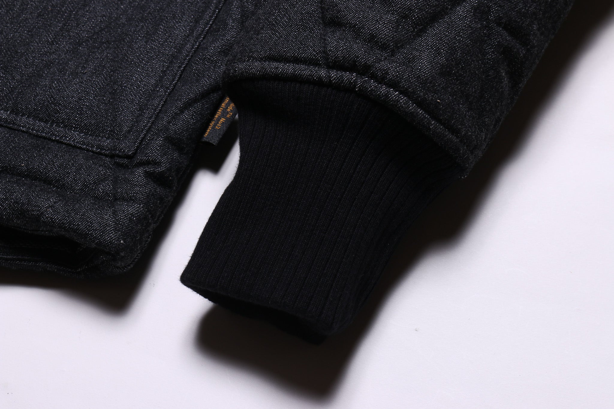 MID VALVES JKT BLK DENIM