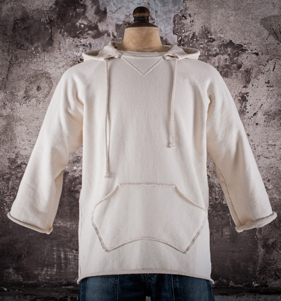 BOXING  HOODED  SWEATSHIRT 3/4 SLEEVES "BASIC VINTAGE"