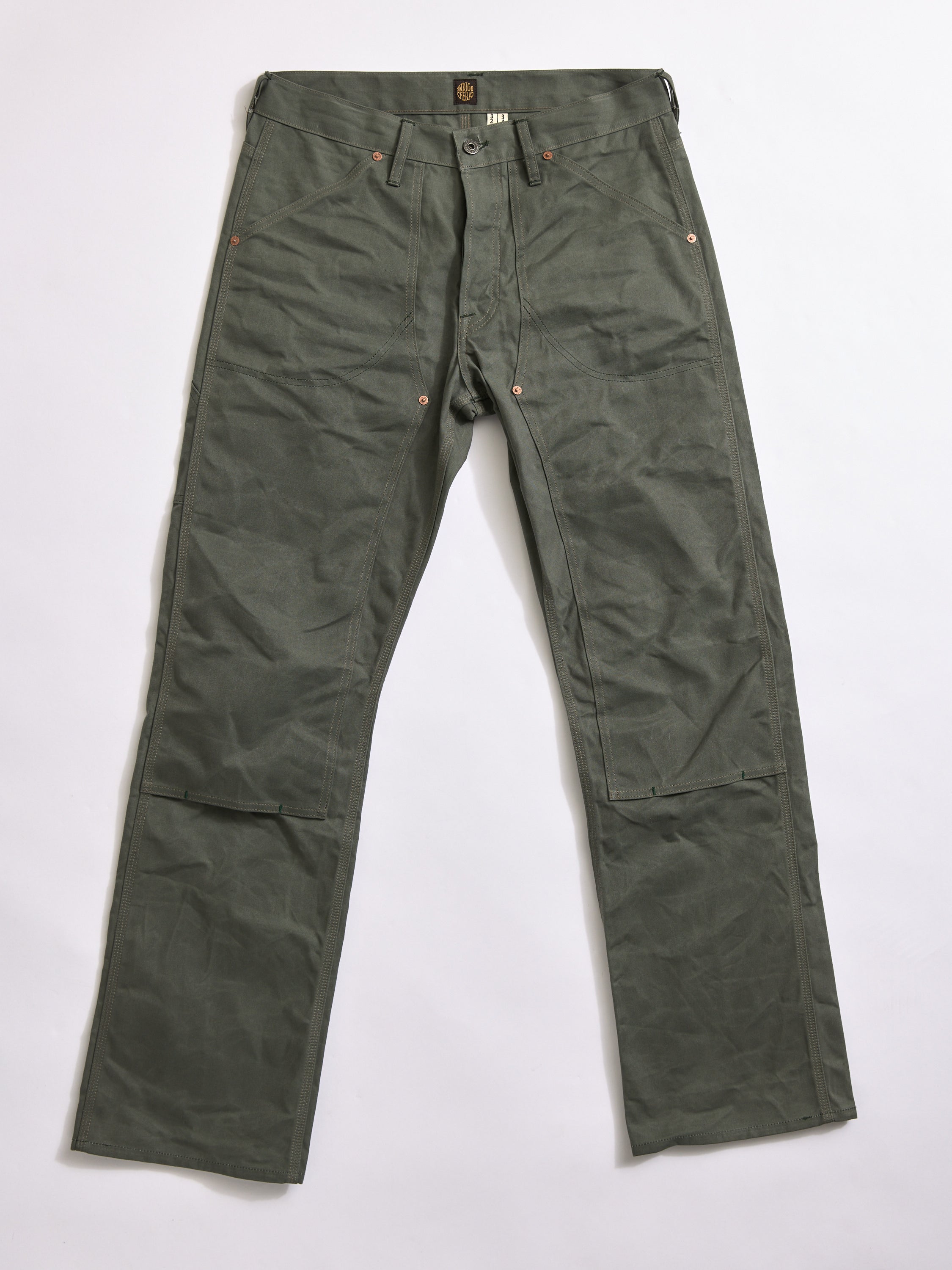 WENDELL STPF Coated Canvas Pant – Graygreen