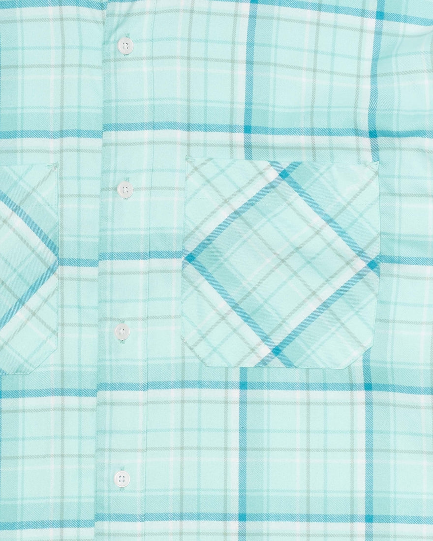 ACE SHIRT LS Holiday Check Flannel Overshirt