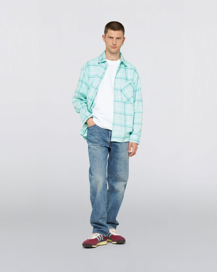 ACE SHIRT LS Holiday Check Flannel Overshirt