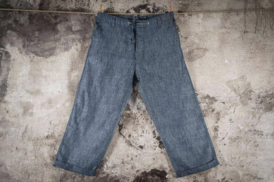 "LE NERVI" Chambray - French Workwear Trousers