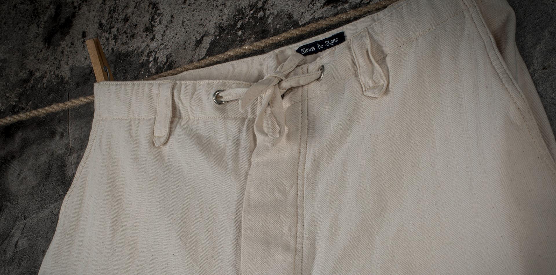 "LE NERVI" HBT Naturel – French Workwear Trousers