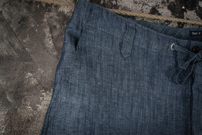 "LE NERVI" Chambray - French Workwear Trousers